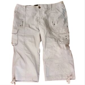Gitano Vintage khaki crop cargo pants